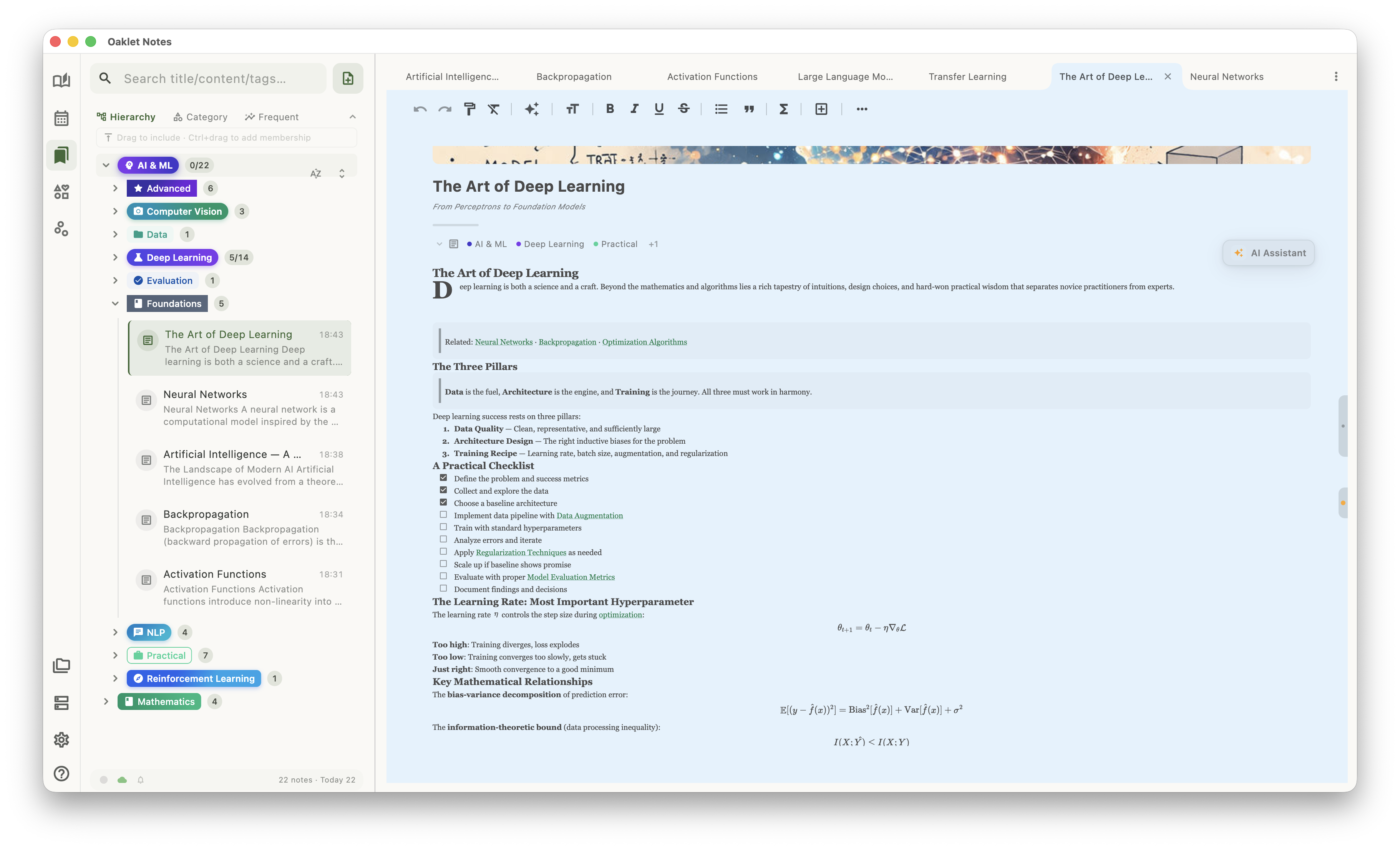 Beautiful Writing Experience